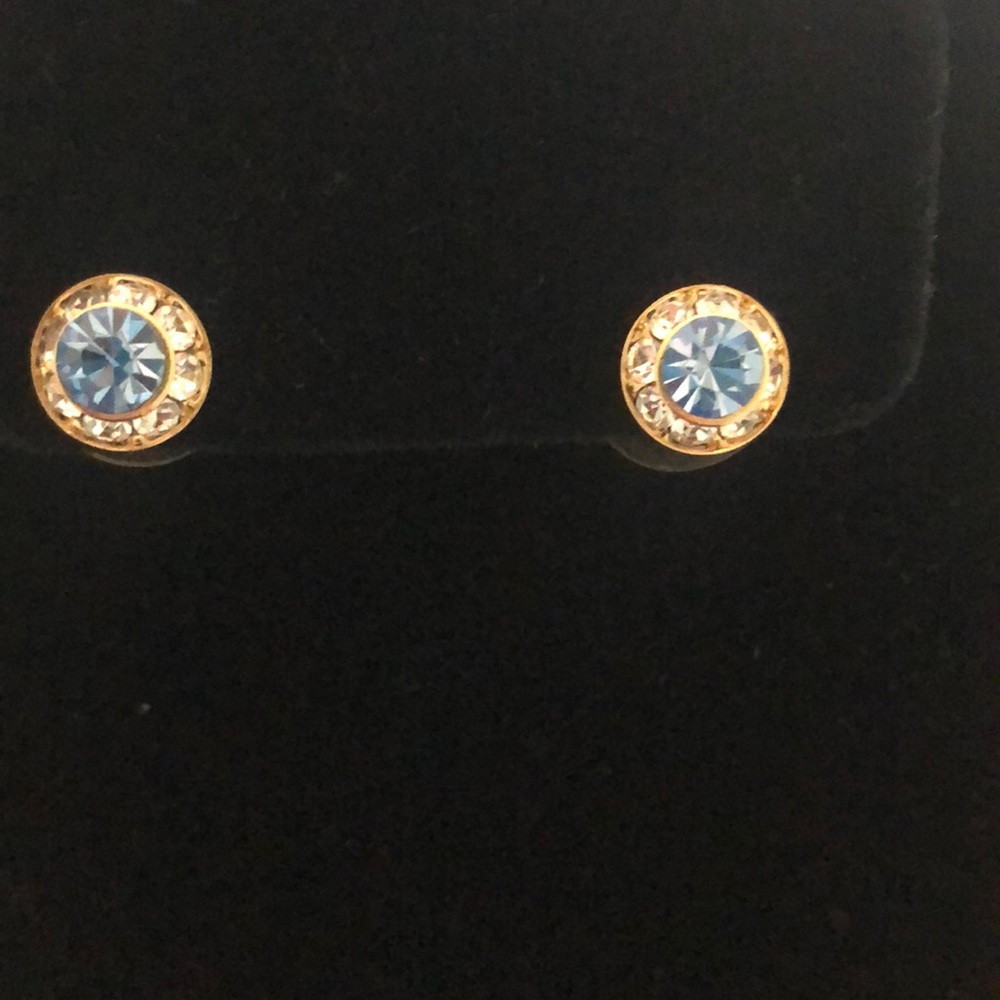 Pair of Crystal Stud Earrings